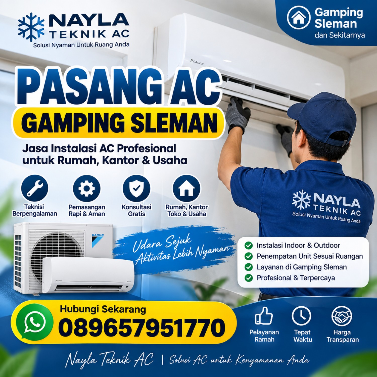 Pasang AC Gamping Sleman