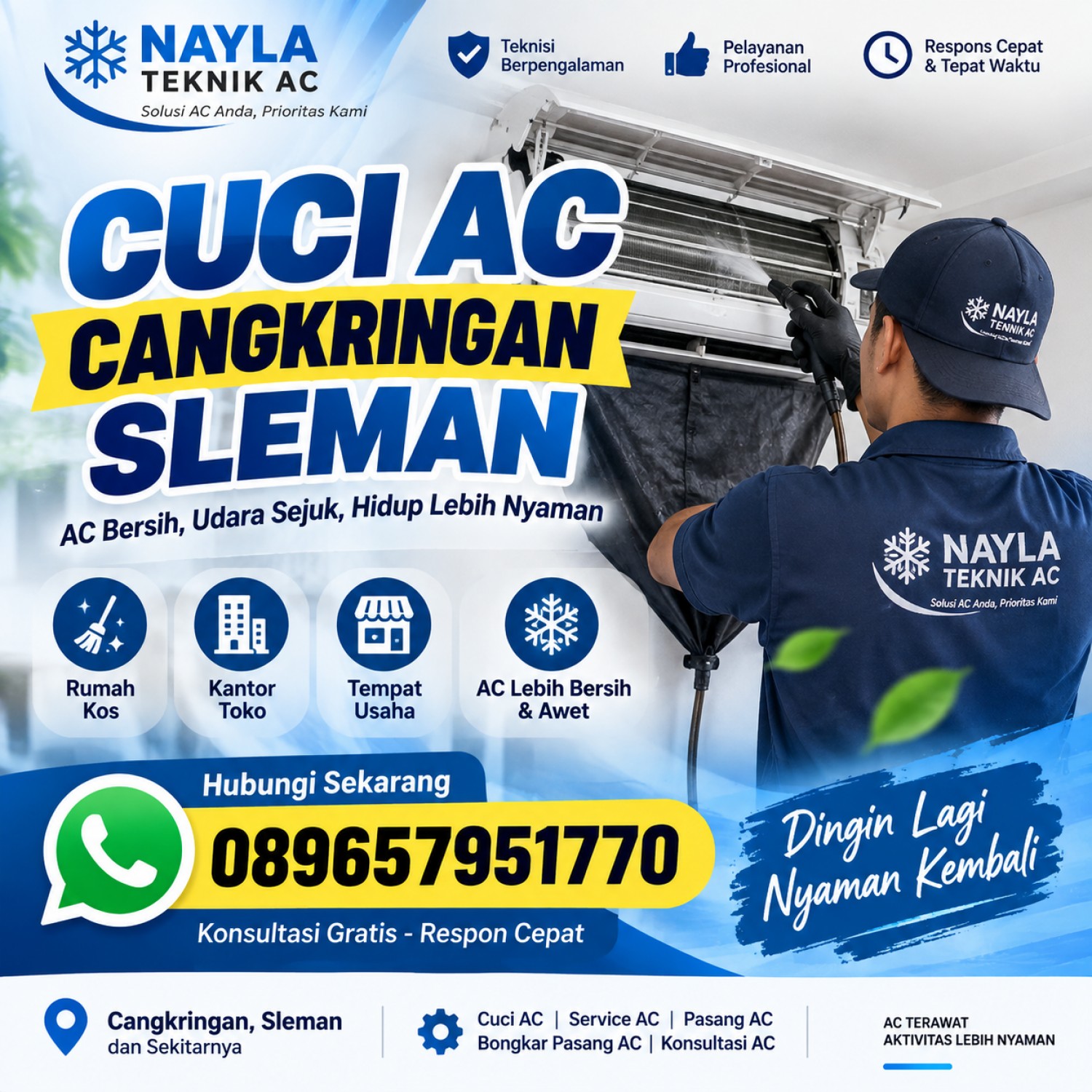 Cuci AC Cangkringan Sleman