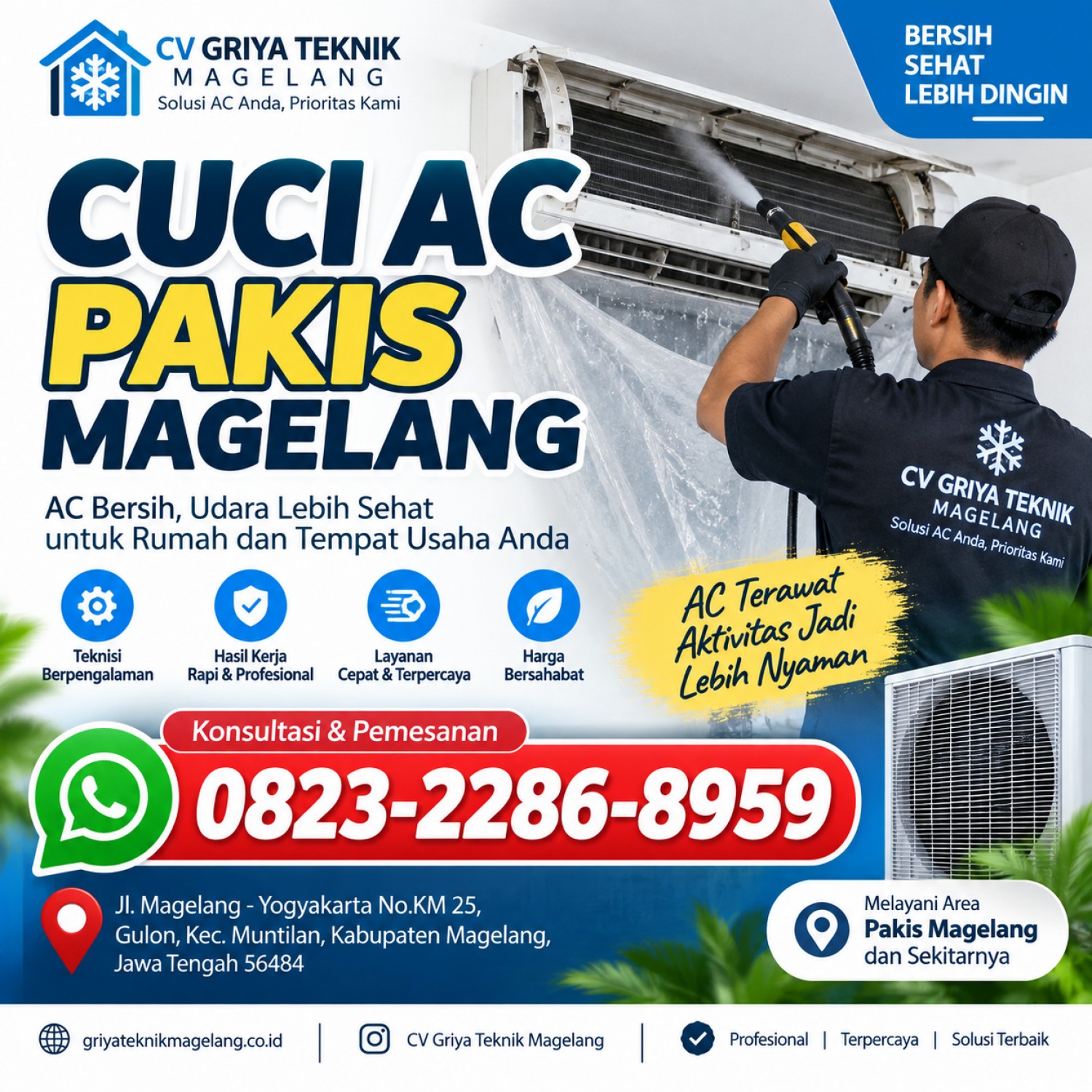 Cuci AC Pakis Magelang