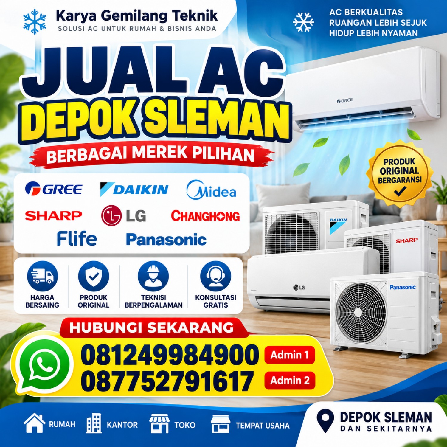 Jual AC Depok Sleman
