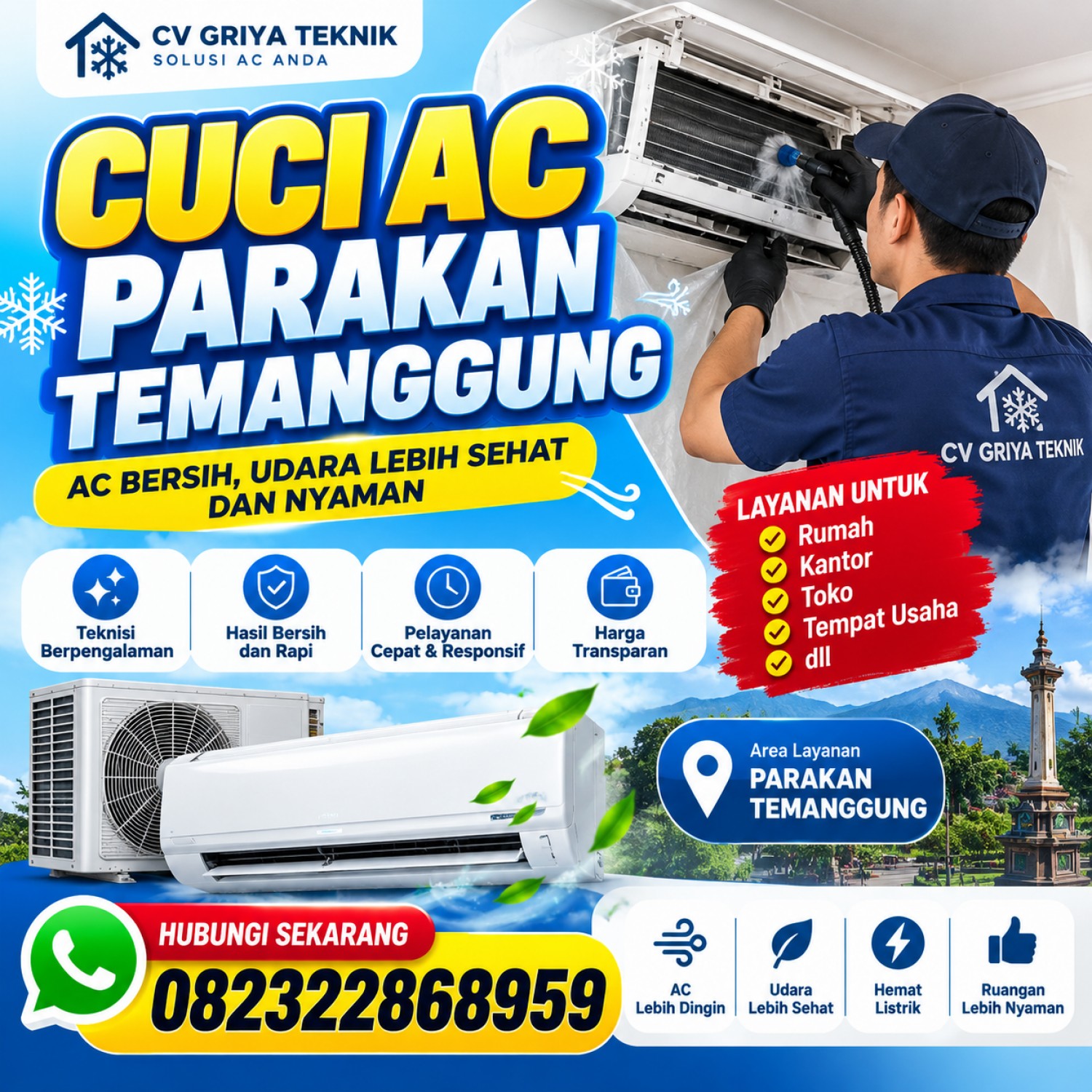 Cuci AC Parakan Temanggung