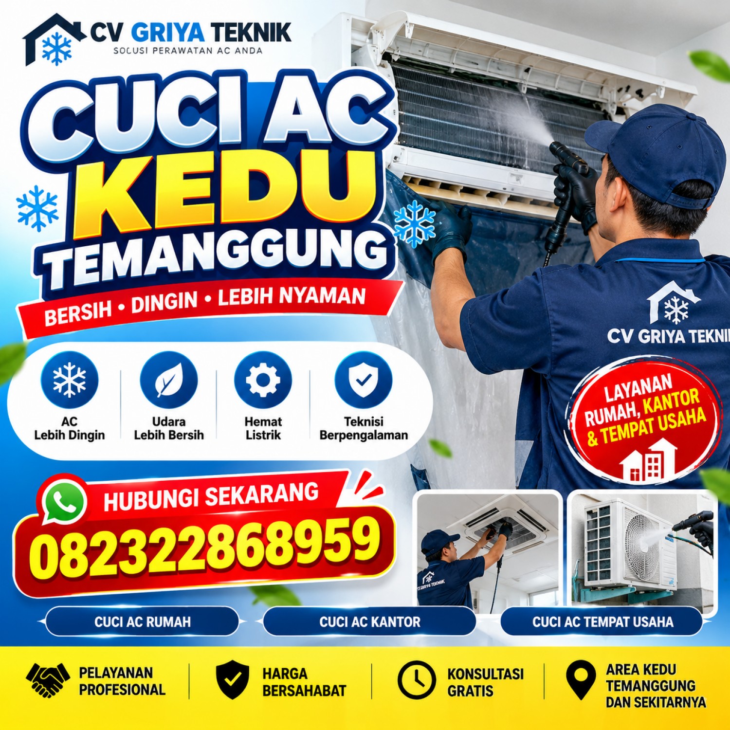 Cuci AC Kedu Temanggung