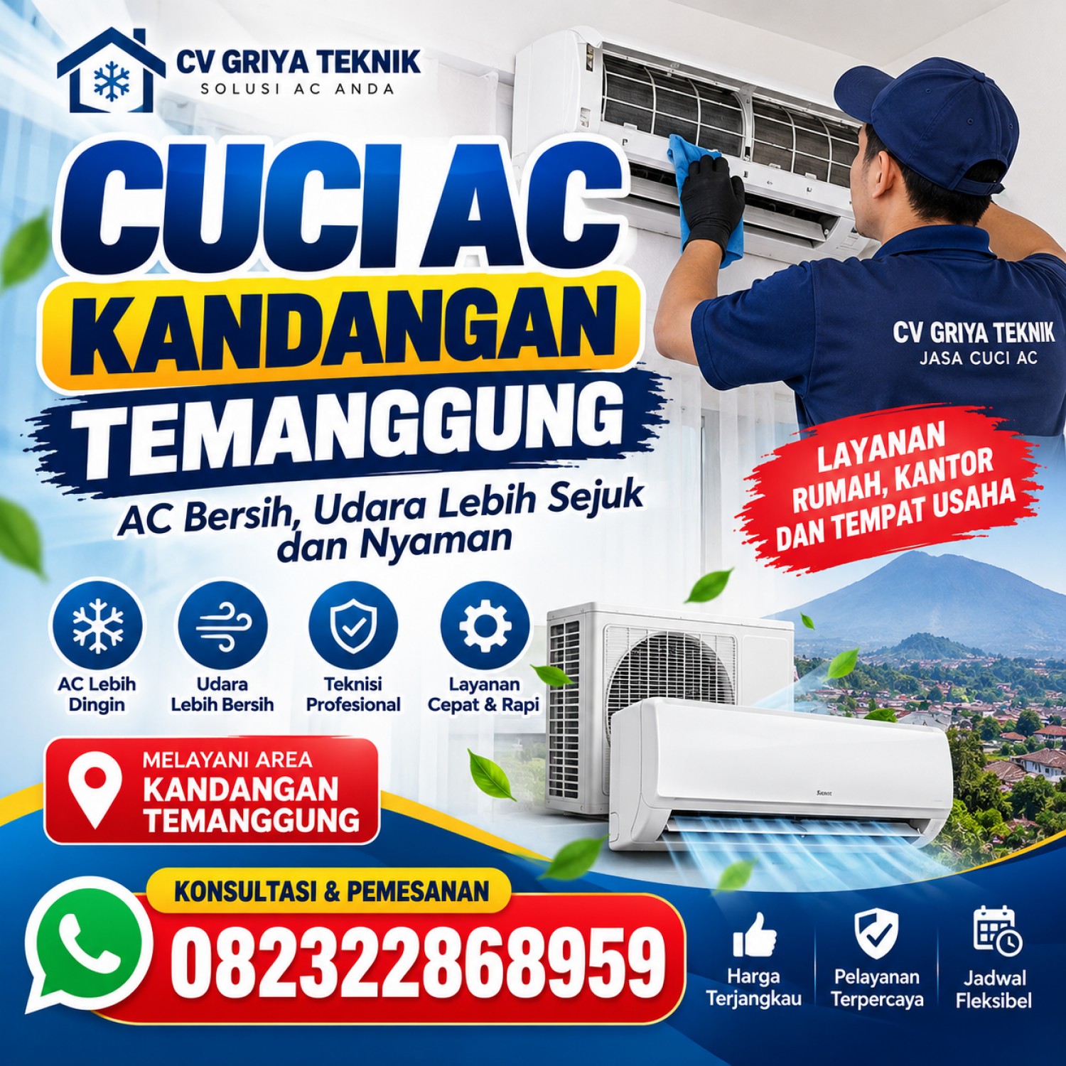 Cuci AC Kandangan Temanggung