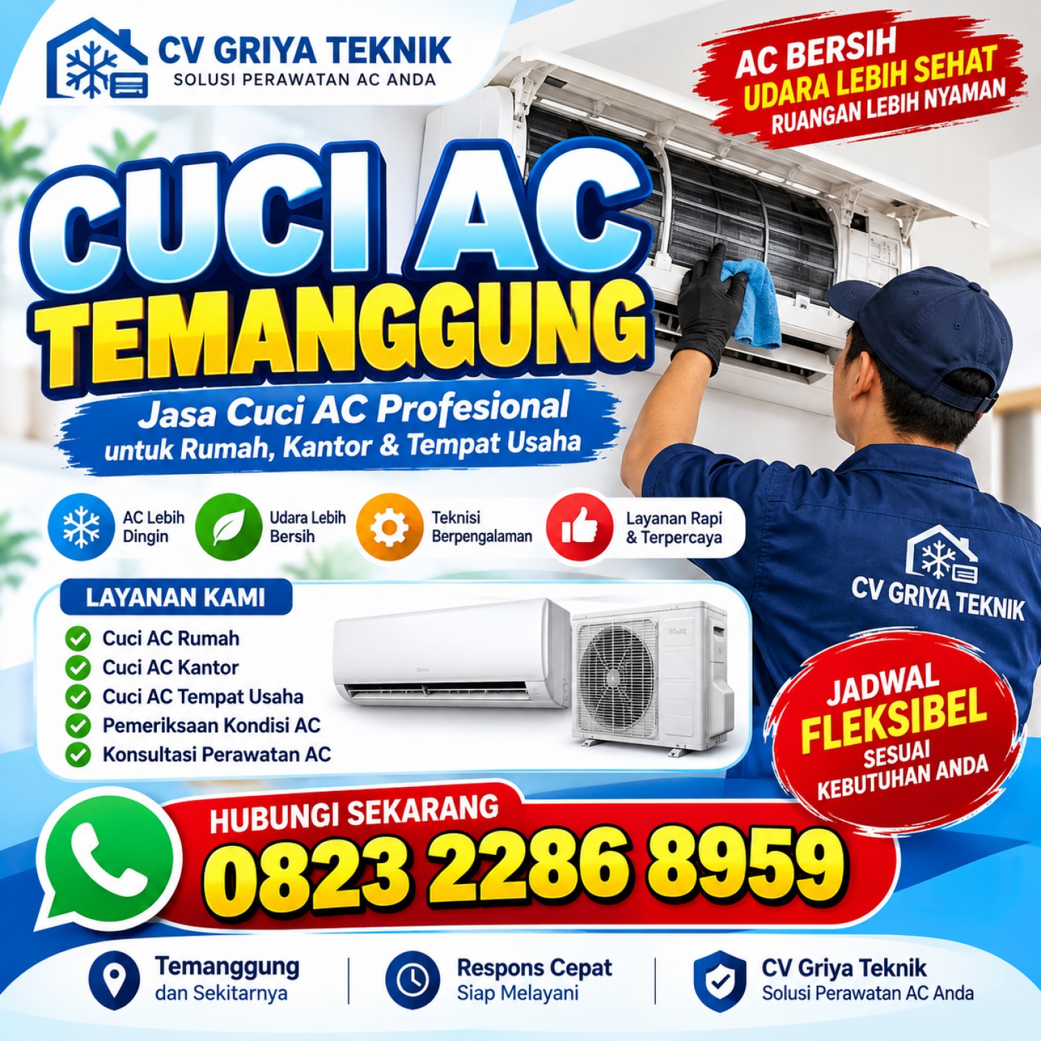 Cuci AC Temanggung