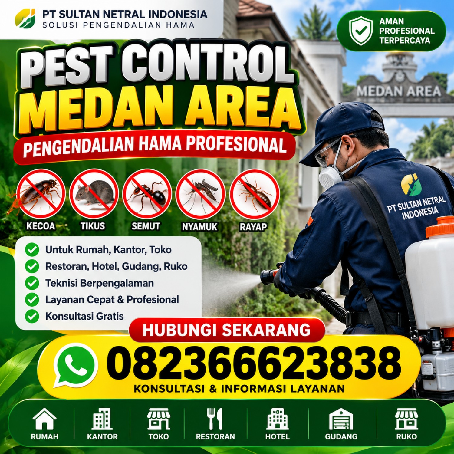 Pest Control Medan Area