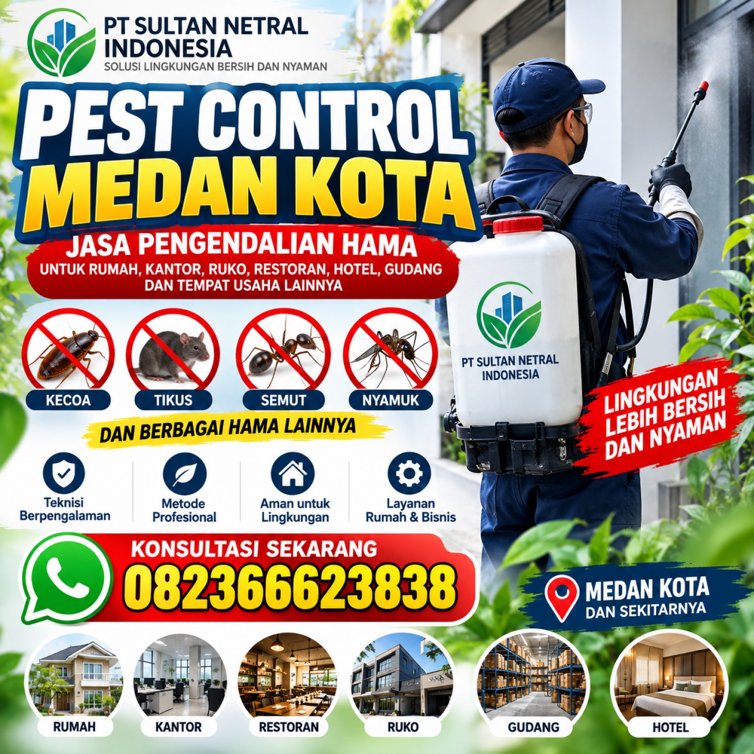 Pest Control Medan Kota