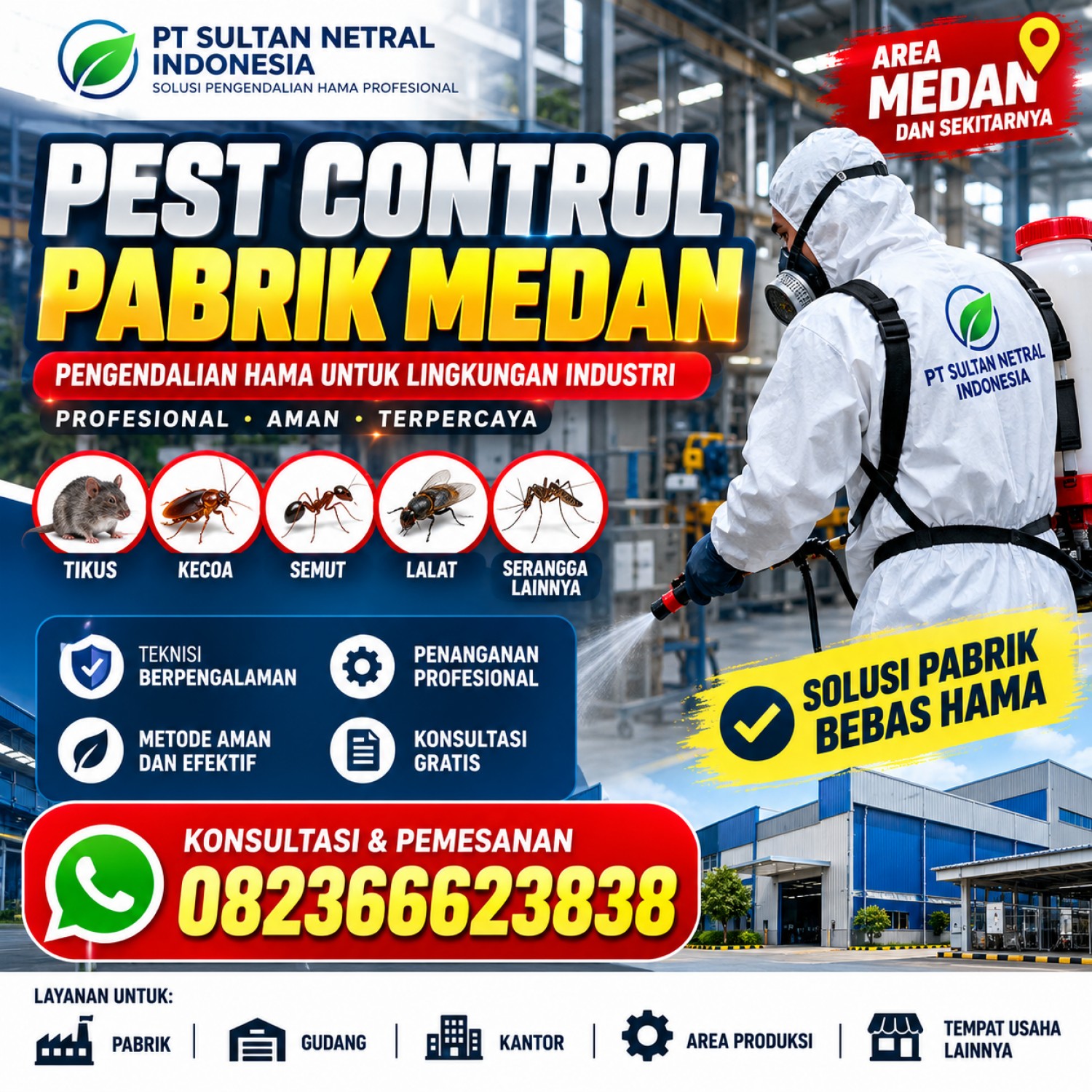 Pest Control Pabrik Medan