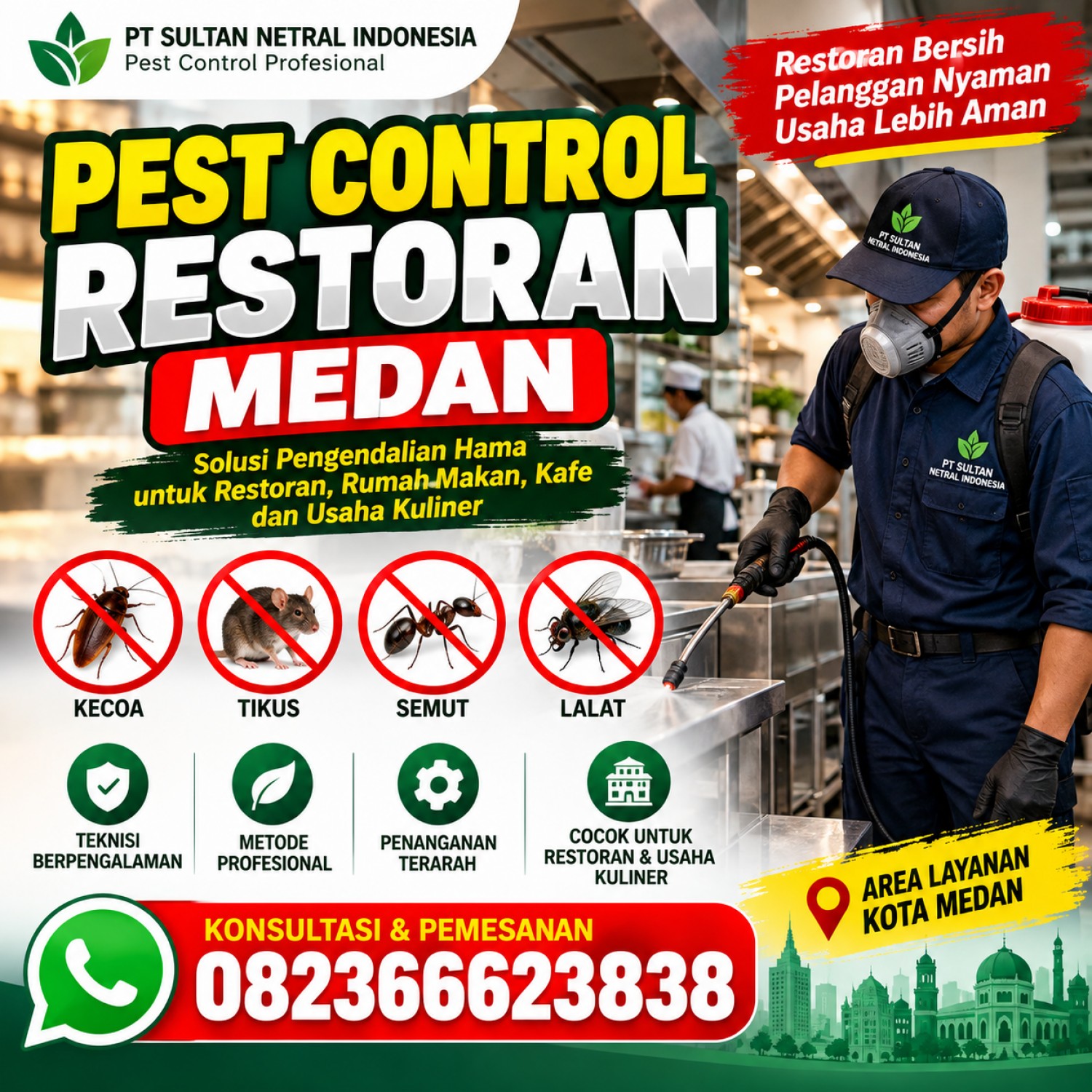 Pest Control Restoran Medan