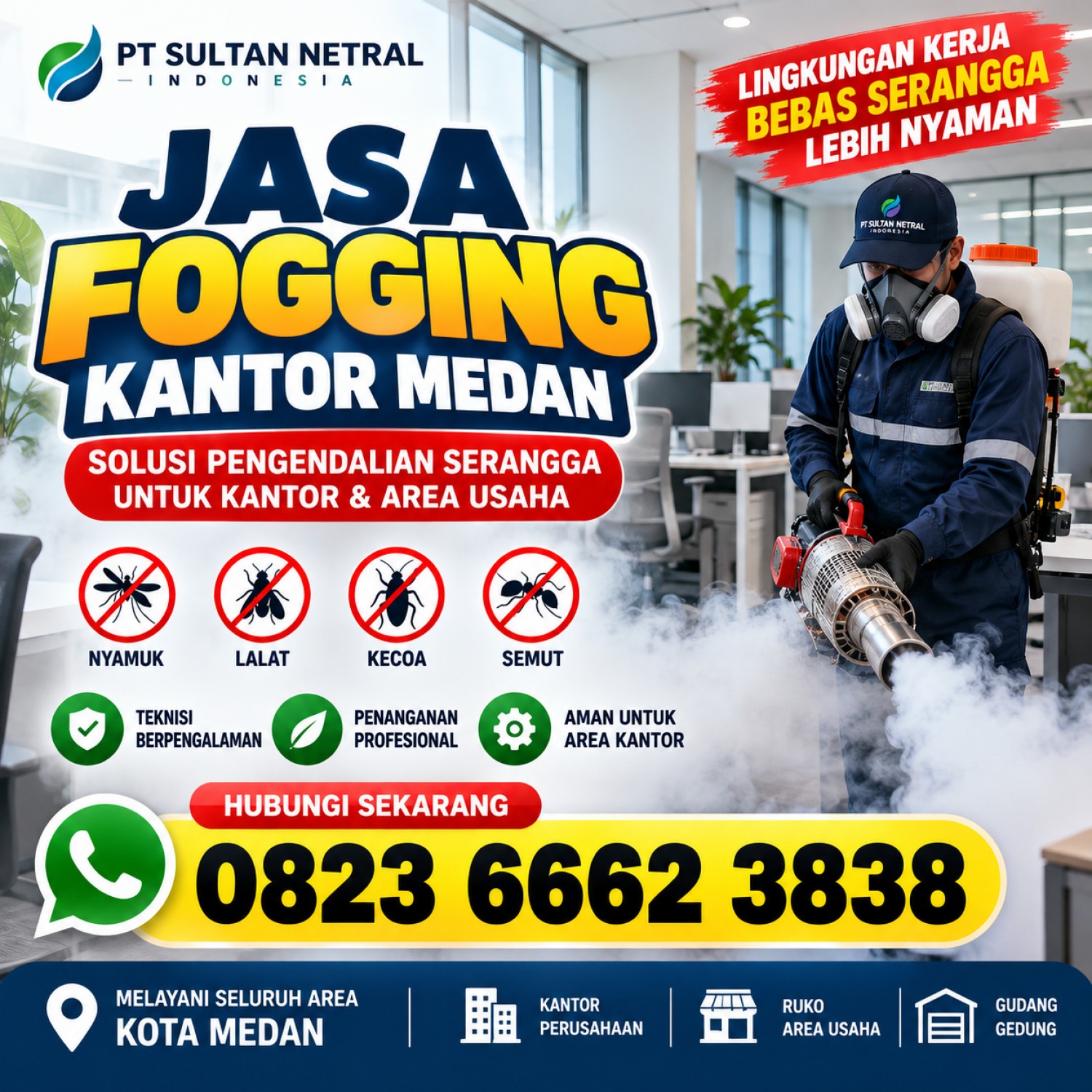 Jasa Fogging Kantor Medan