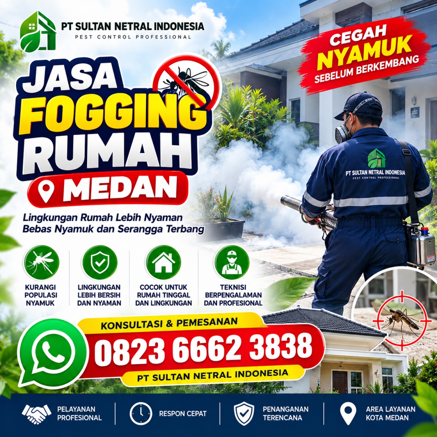 Jasa Fogging Rumah Medan