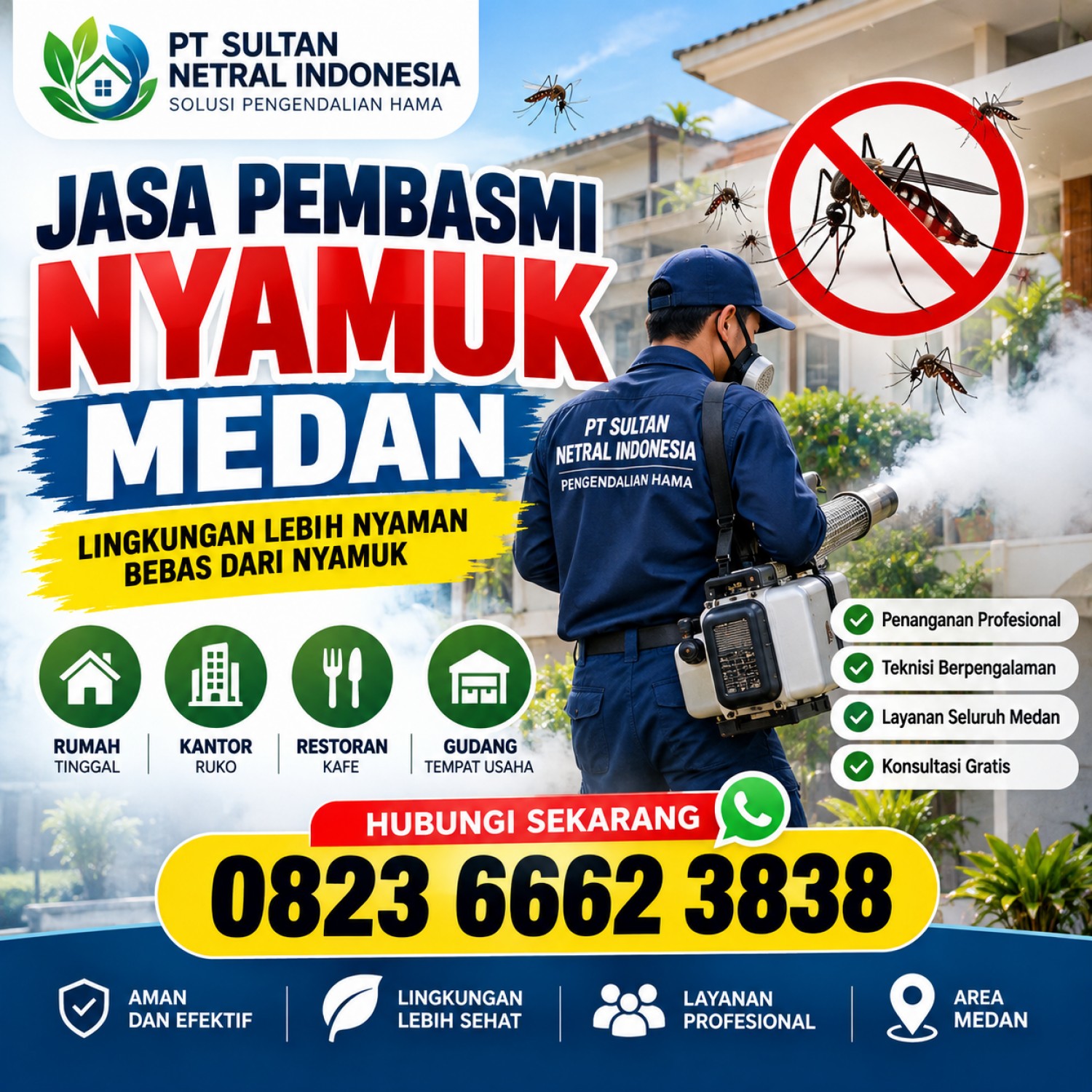 Jasa Pembasmi Nyamuk Medan