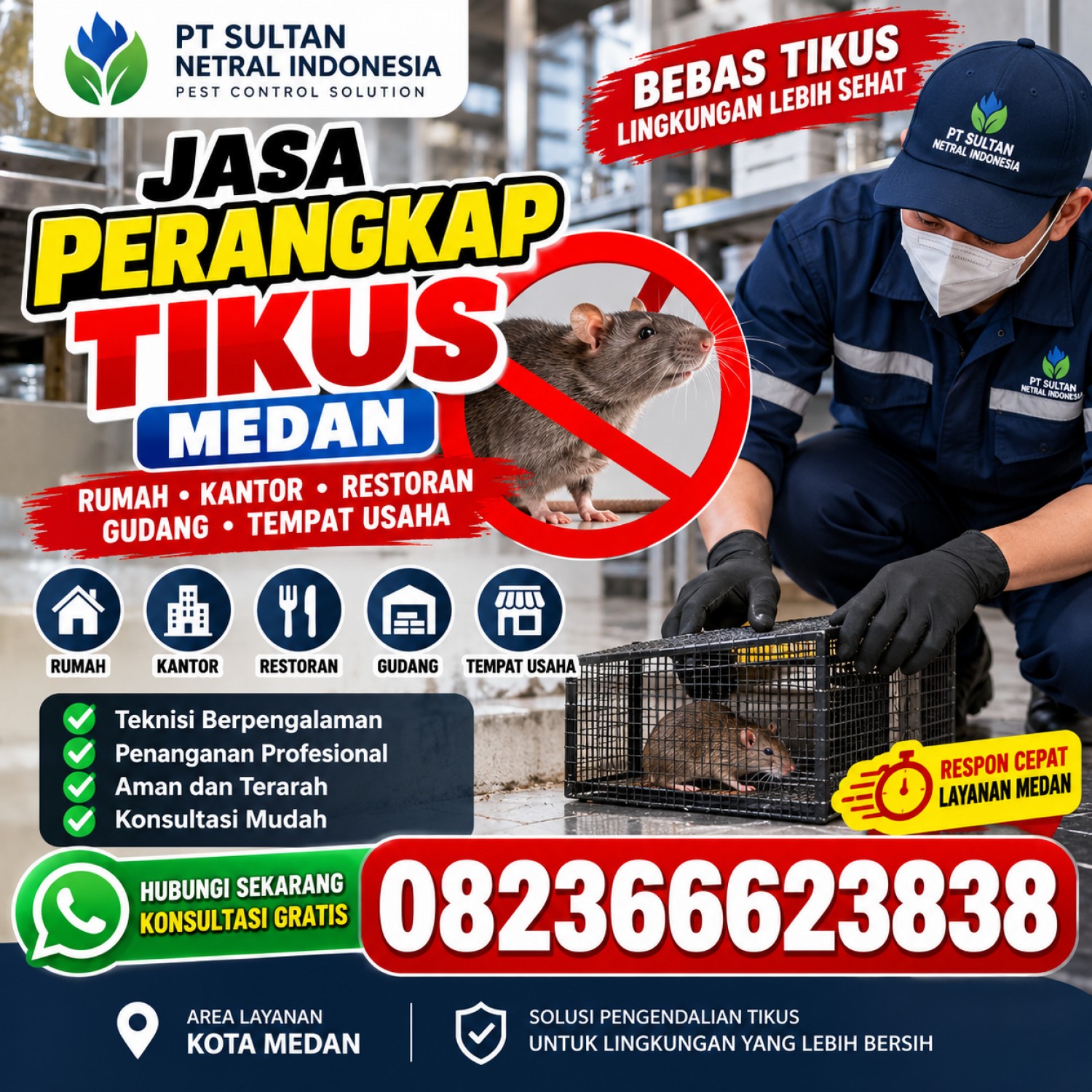 Jasa Perangkap Tikus Medan