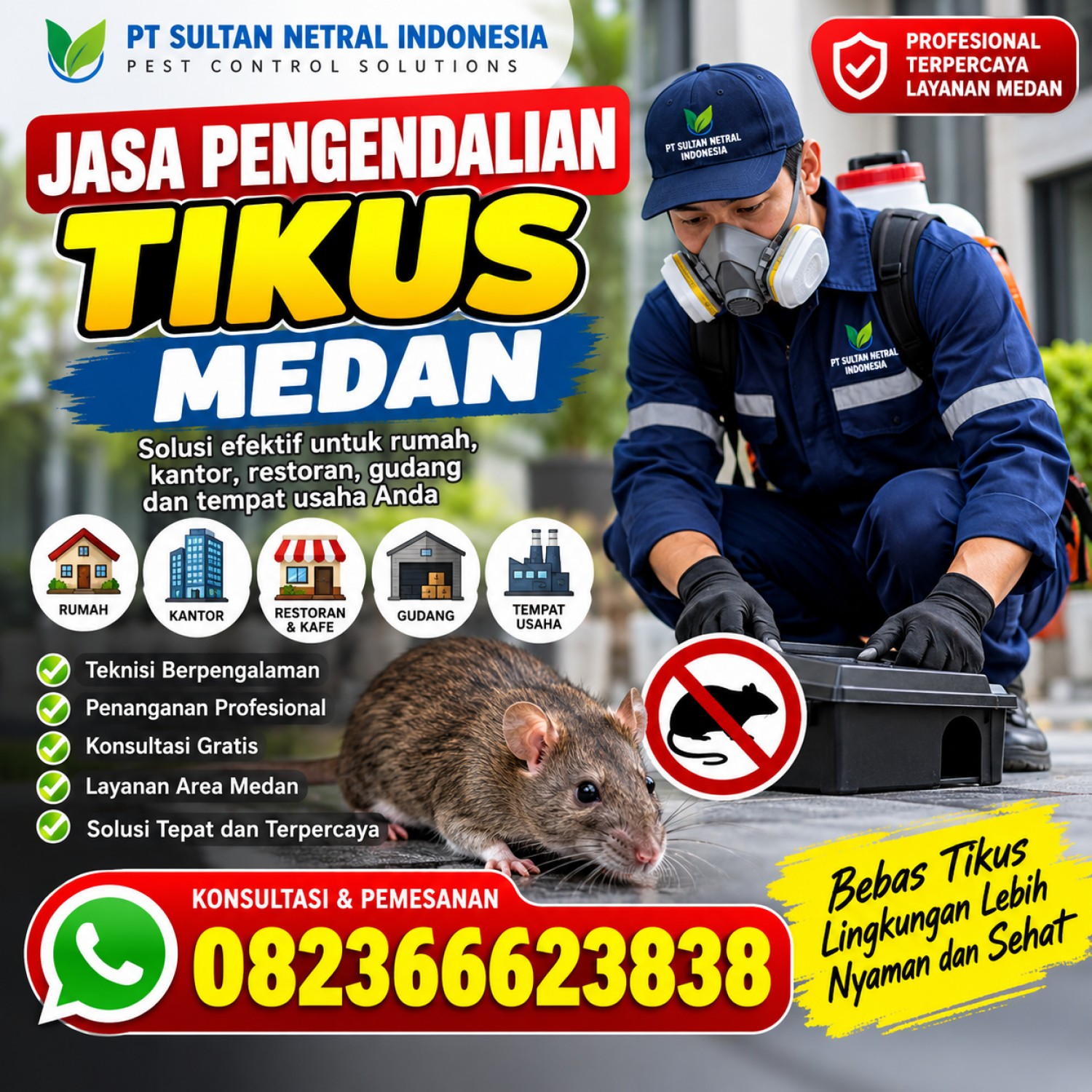 Jasa Pengendalian Tikus Medan