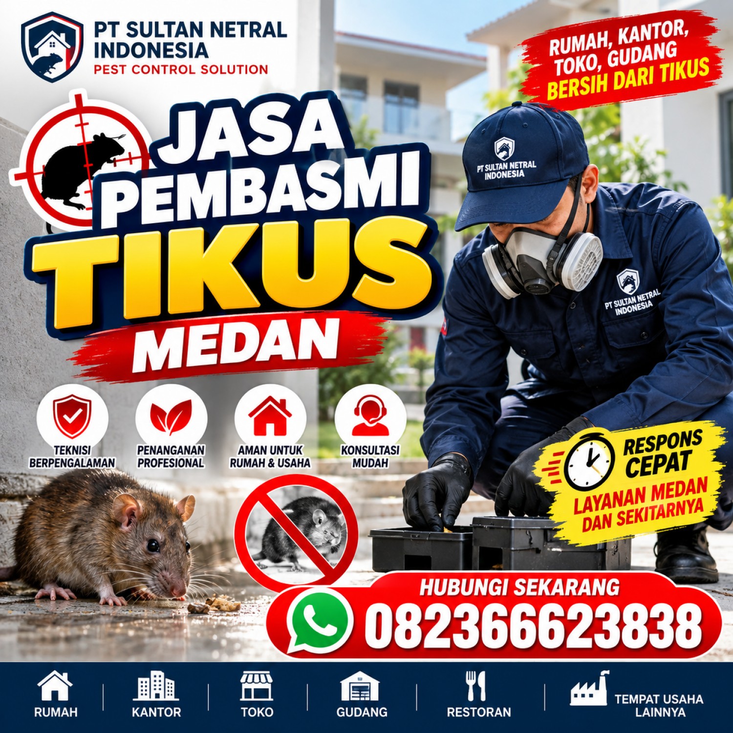 Jasa Pembasmi Tikus Medan