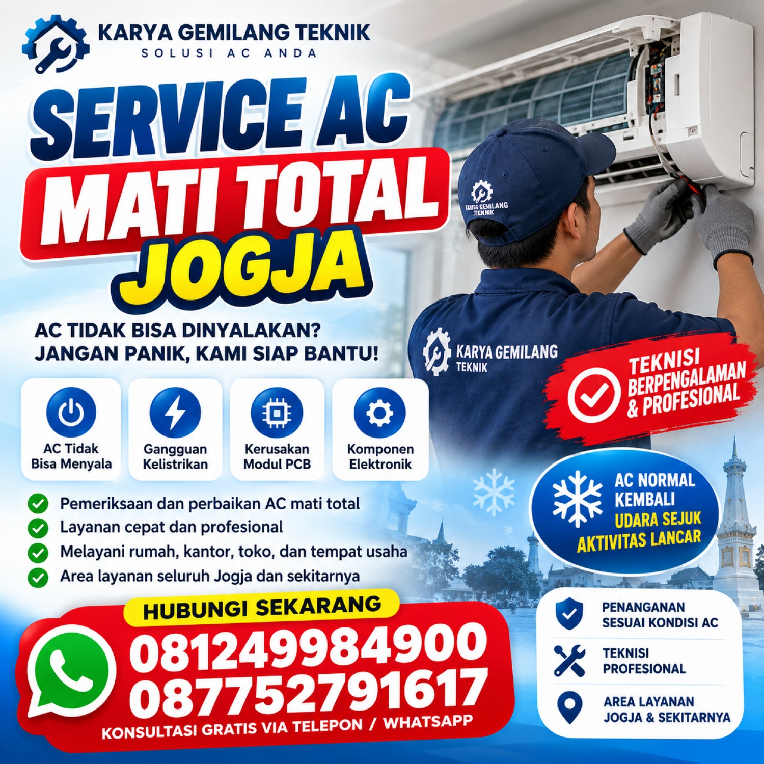 Service AC Mati Total Jogja