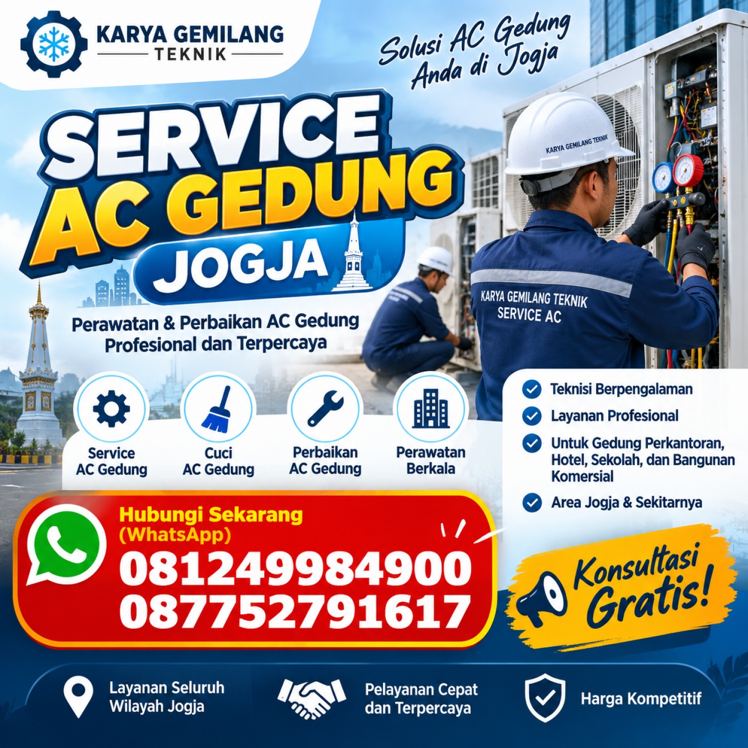 Service AC Gedung Jogja
