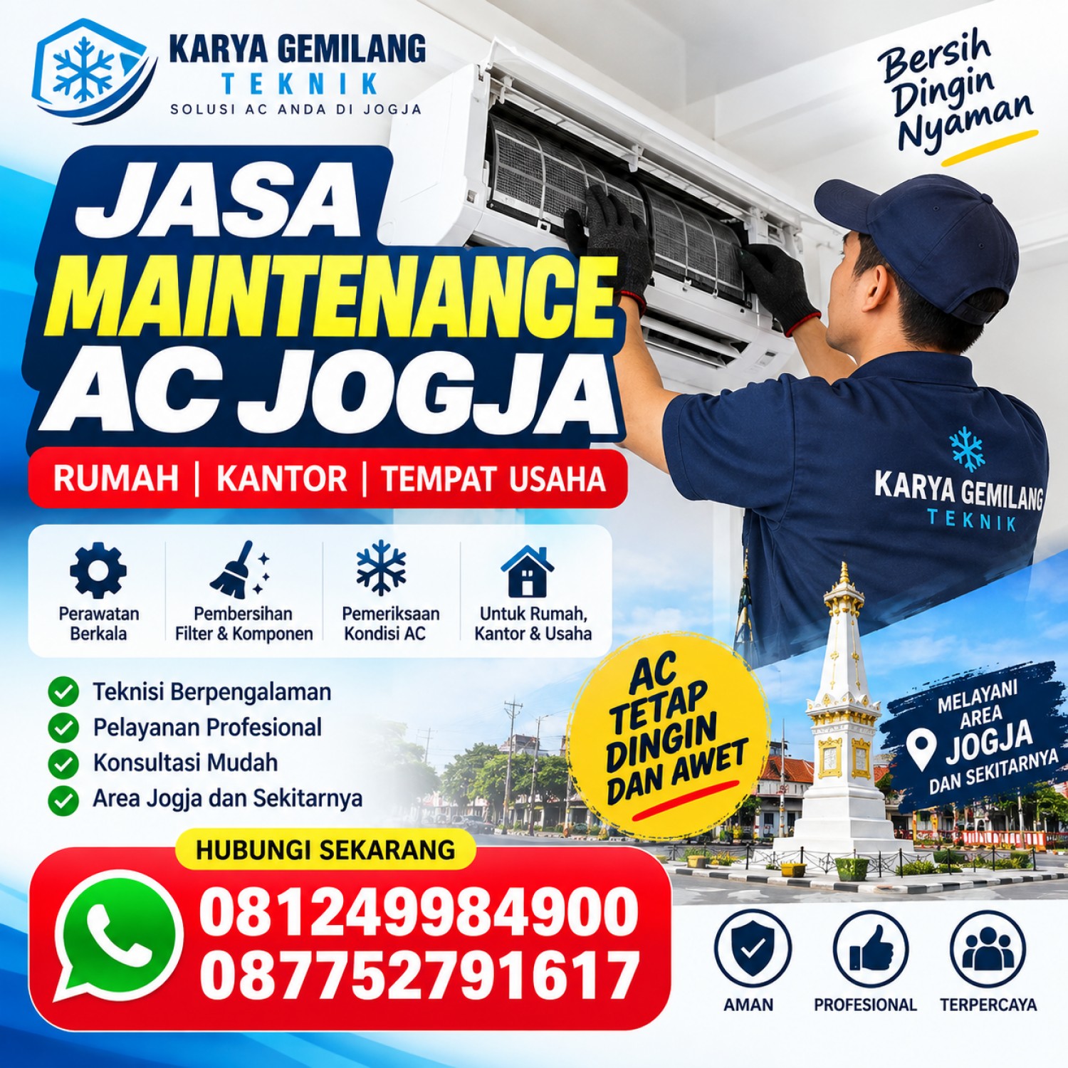 Jasa Maintenance AC Jogja