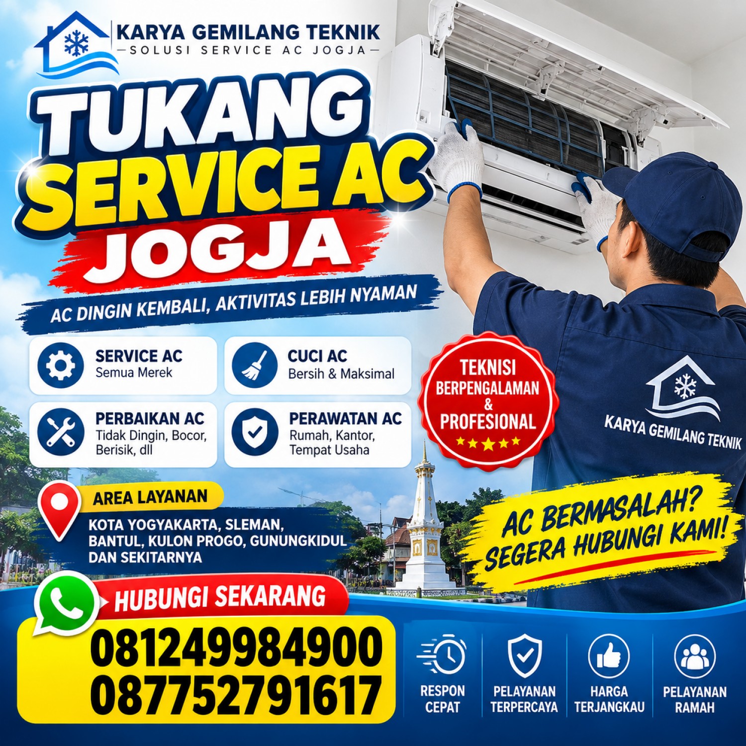 Tukang Service AC Jogja