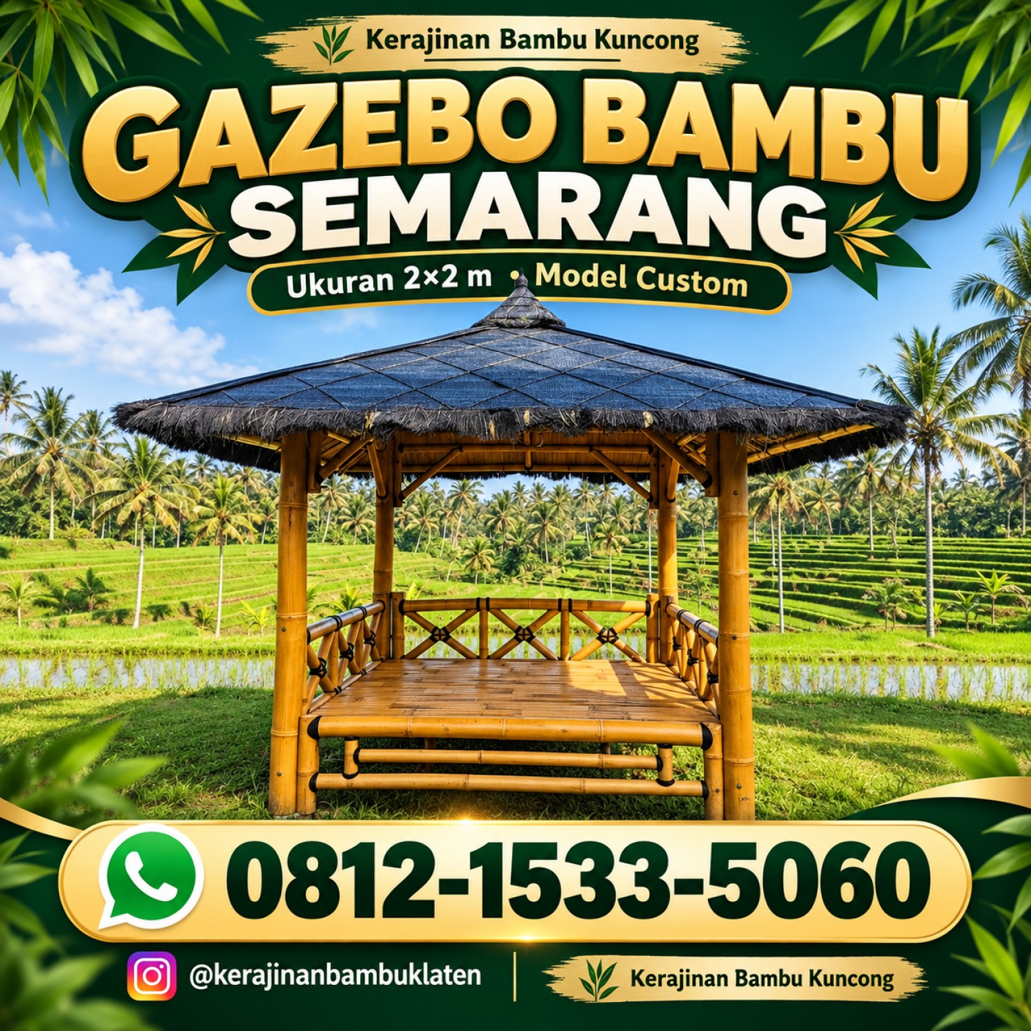 Gazebo Bambu Semarang