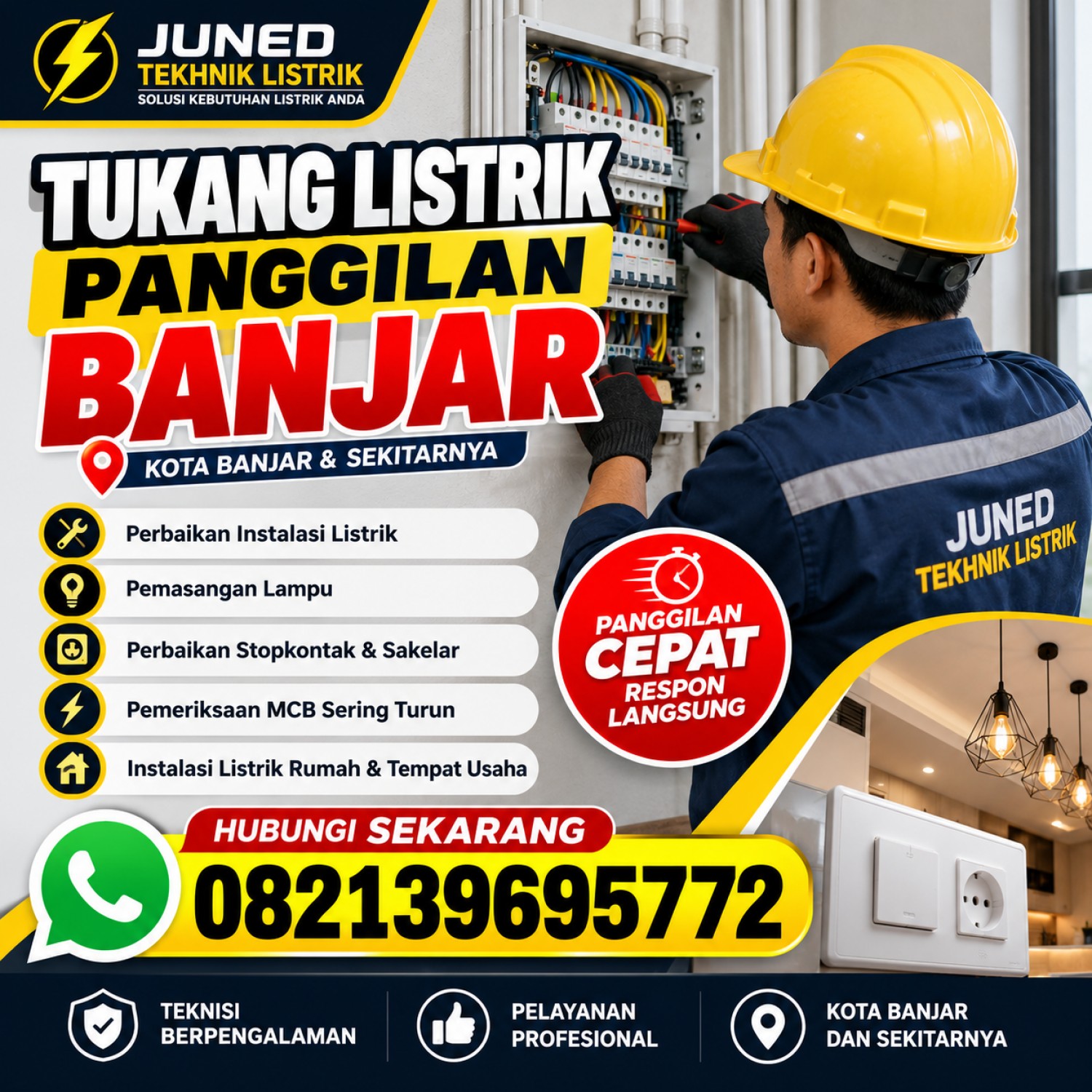 Tukang Listrik Panggilan Banjar