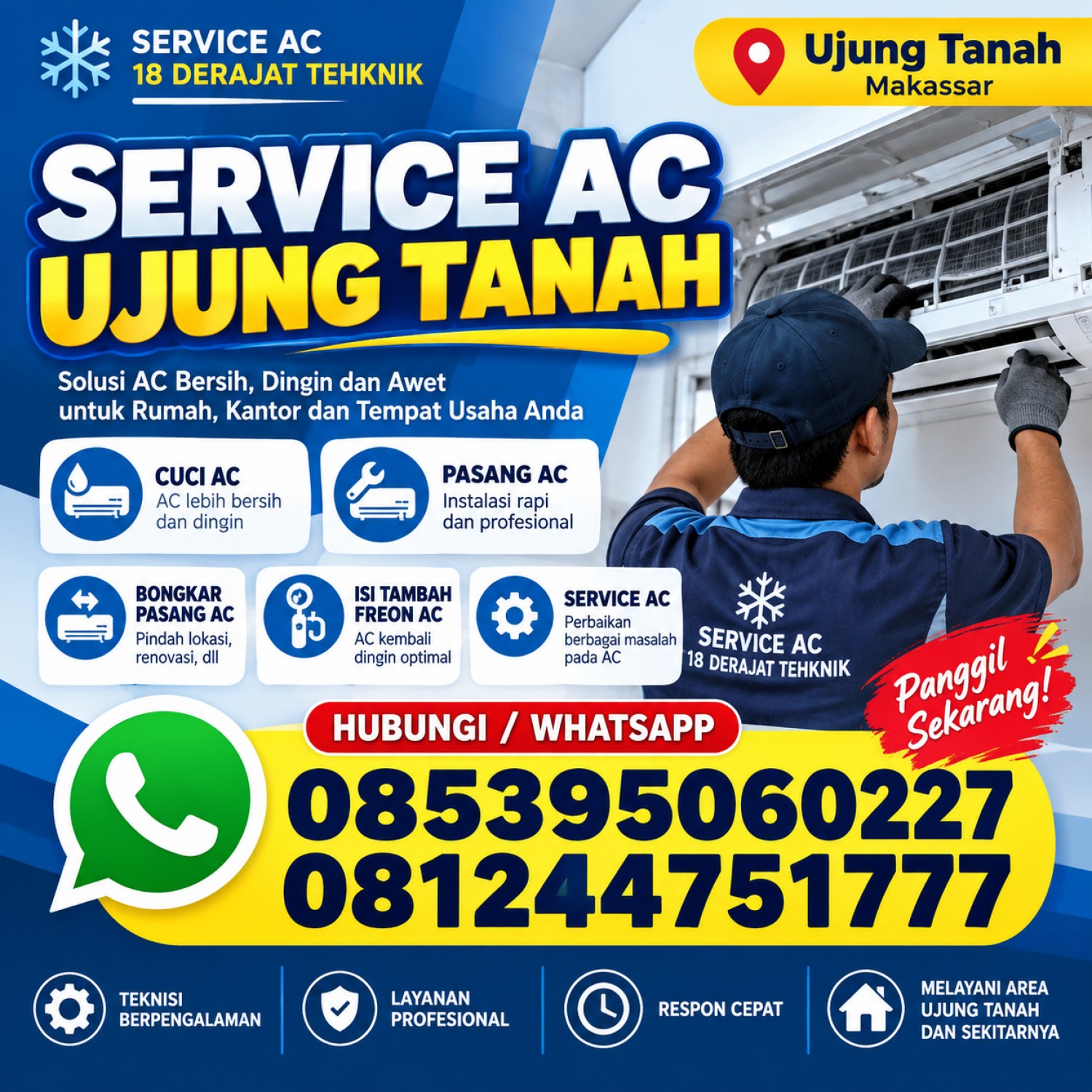 Service AC Ujung Tanah