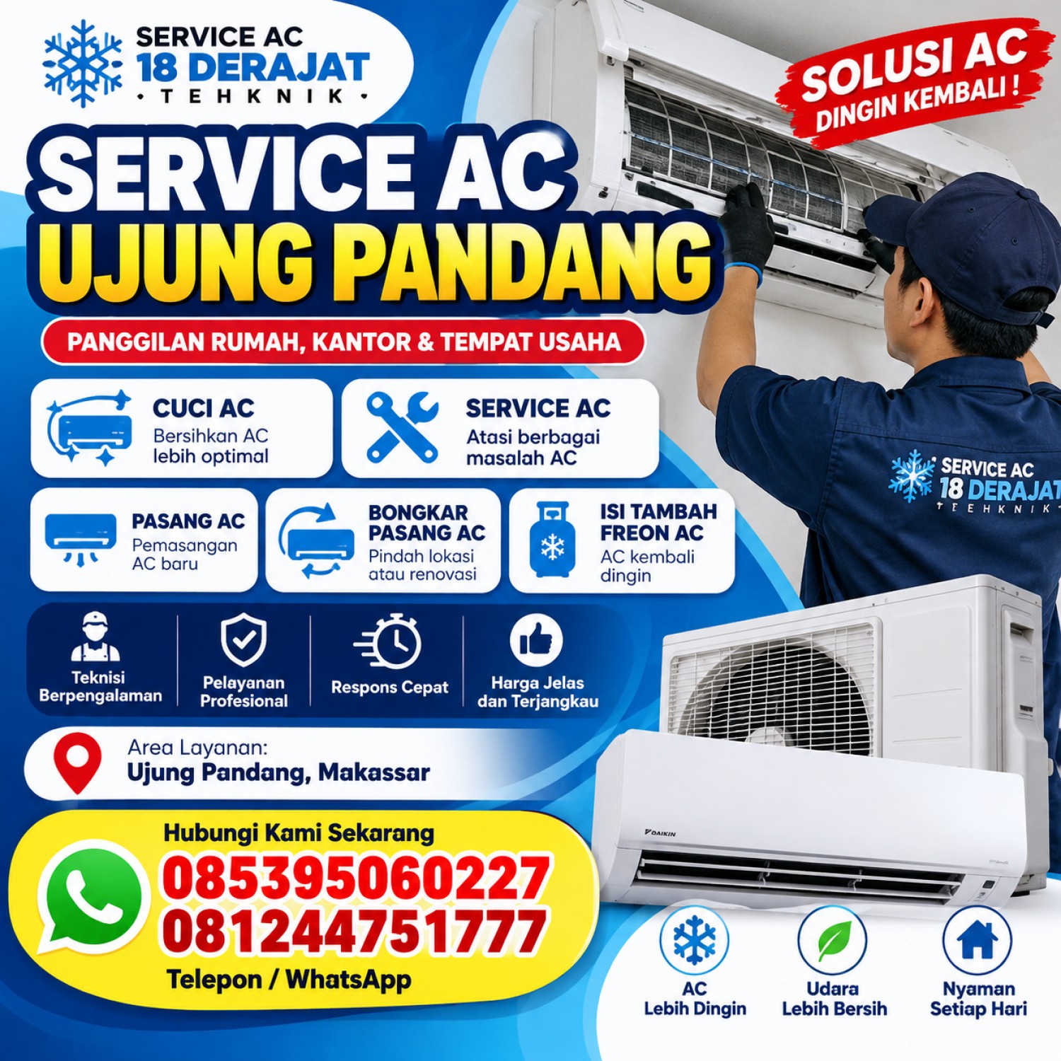 Service AC Ujung Pandang