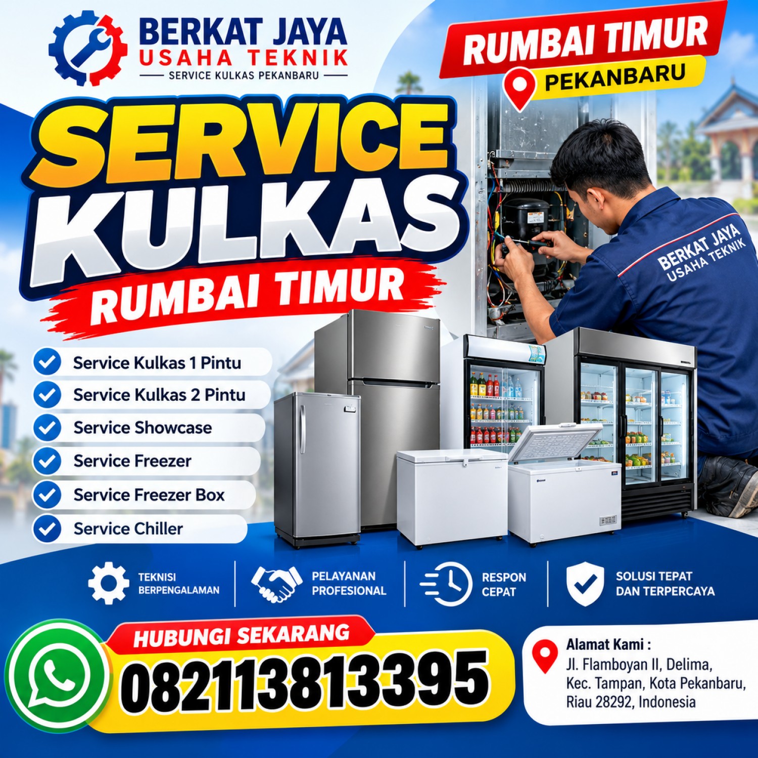 Service Kulkas Rumbai Timur