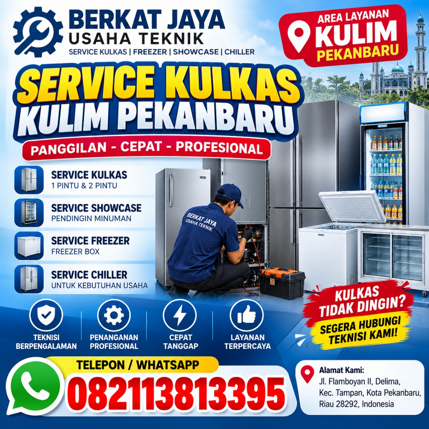 Service Kulkas Kulim Pekanbaru
