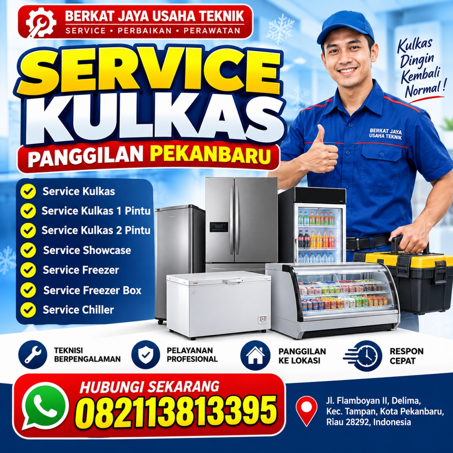 Service Kulkas Panggilan Pekanbaru