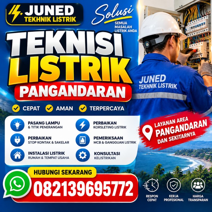 Teknisi Listrik Pangandaran