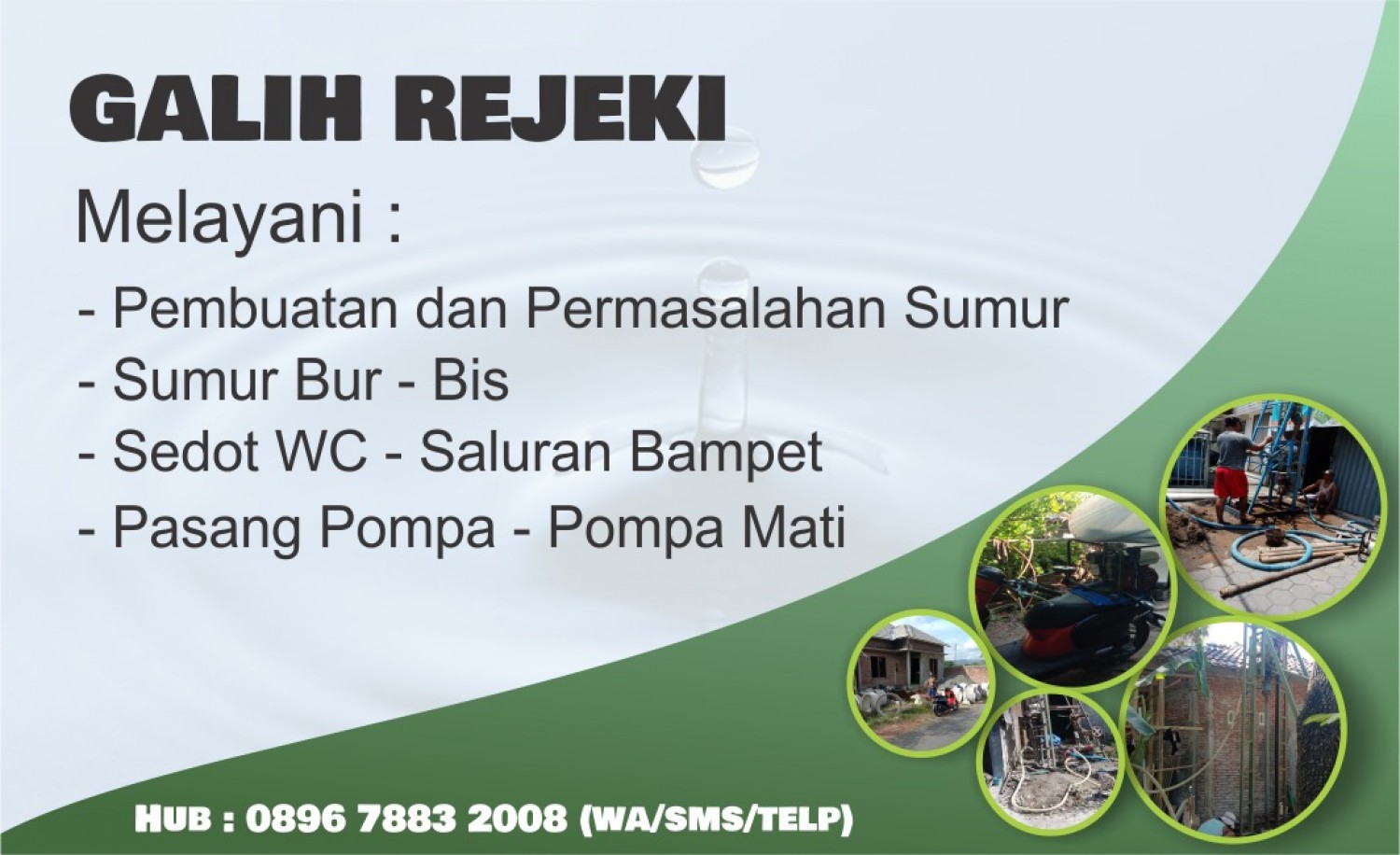 JAS SUMUR BOR | PERMASALAHAN SUMUR | SERVICE POMPA JOGJA