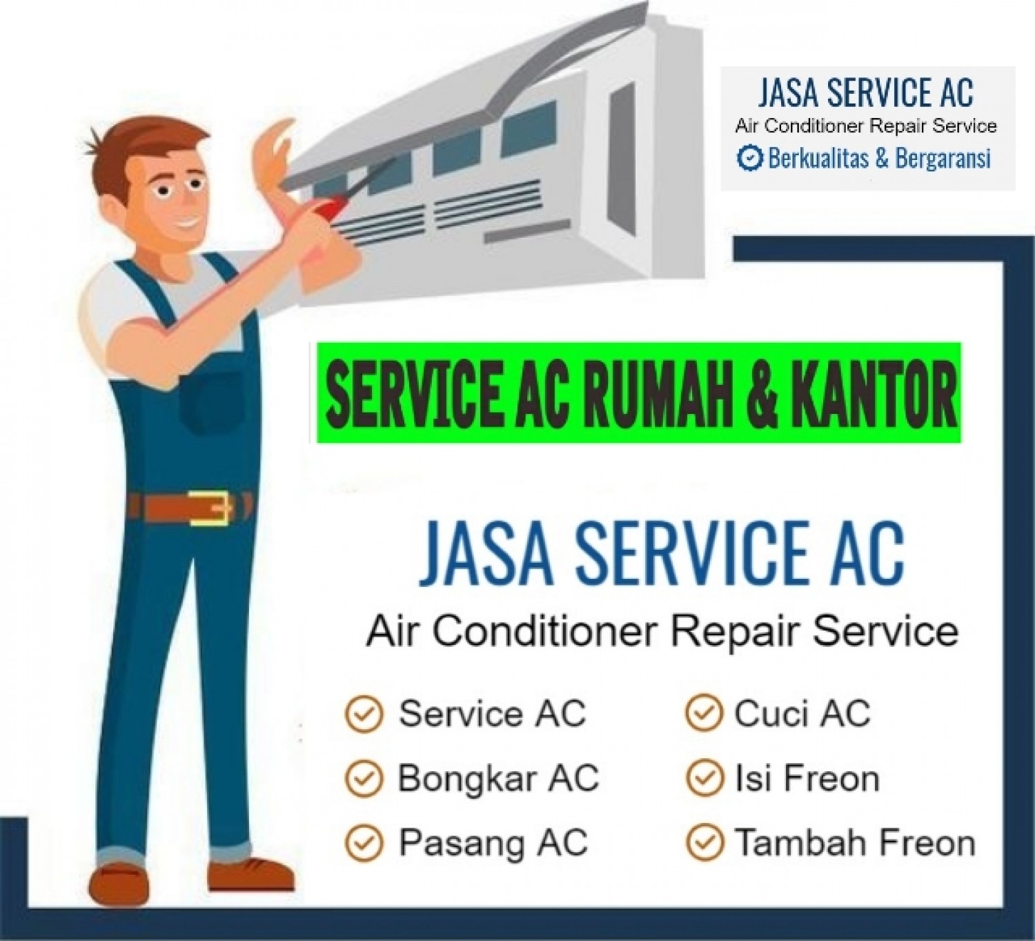 Jasa Service AC Kota Banjarmasin