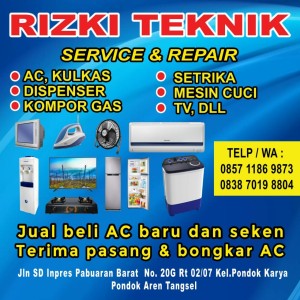 Service AC Pondok Kacang Timur 085711869873