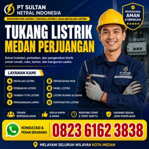 Tukang Listrik Medan Perjuangan