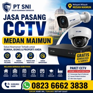 Jasa Pasang CCTV Medan Maimun