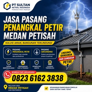 Jasa Pasang Penangkal Petir Medan Petisah