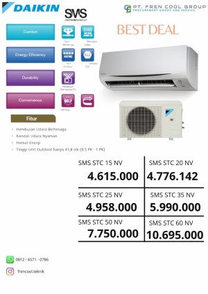 Harga AC Daikin 2PK Di Medan