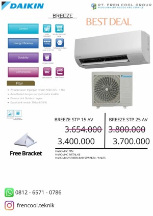 Harga AC Daikin 2PK Di Medan
