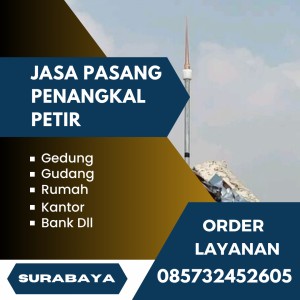 Jasa Pasang Penangkal Petir Tandes Surabaya