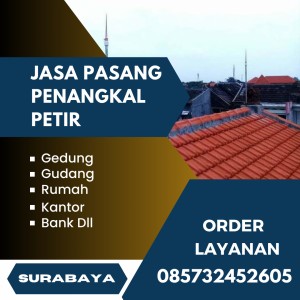 Jasa Pasang Penangkal Petir Gubeng Surabaya