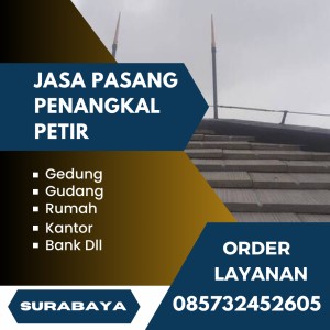 Jasa Pasang Penangkal Petir Gubeng Surabaya