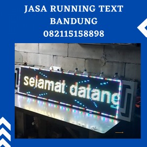 Jasa Pembuatan Running Text Kota Bandung