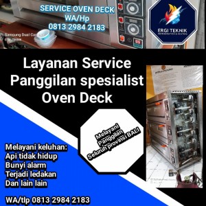 Service Oven Deck Denpasar 081329842183