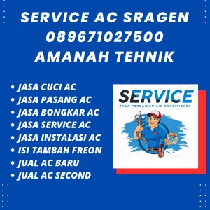 Service AC Gondang Sragen 089671027500