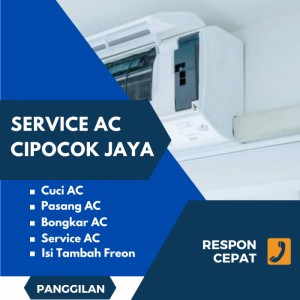 Jasa Cuci AC Cipocok Jaya Serang