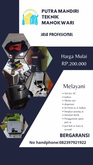 Service AC Bakaro Manokwari Timur