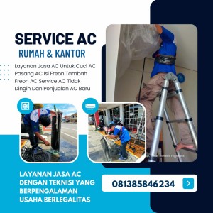 Jasa cuci AC Pematang Tigaraksa