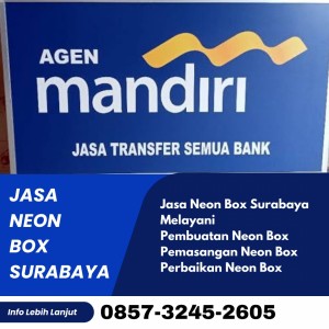 Jasa Neon Box Sawahan Surabaya