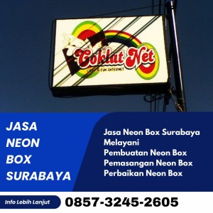 Jasa Neon Box Tandes Surabaya