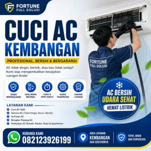 Cuci AC Kembangan Profesional Bergaransi untuk Rumah dan Kantor